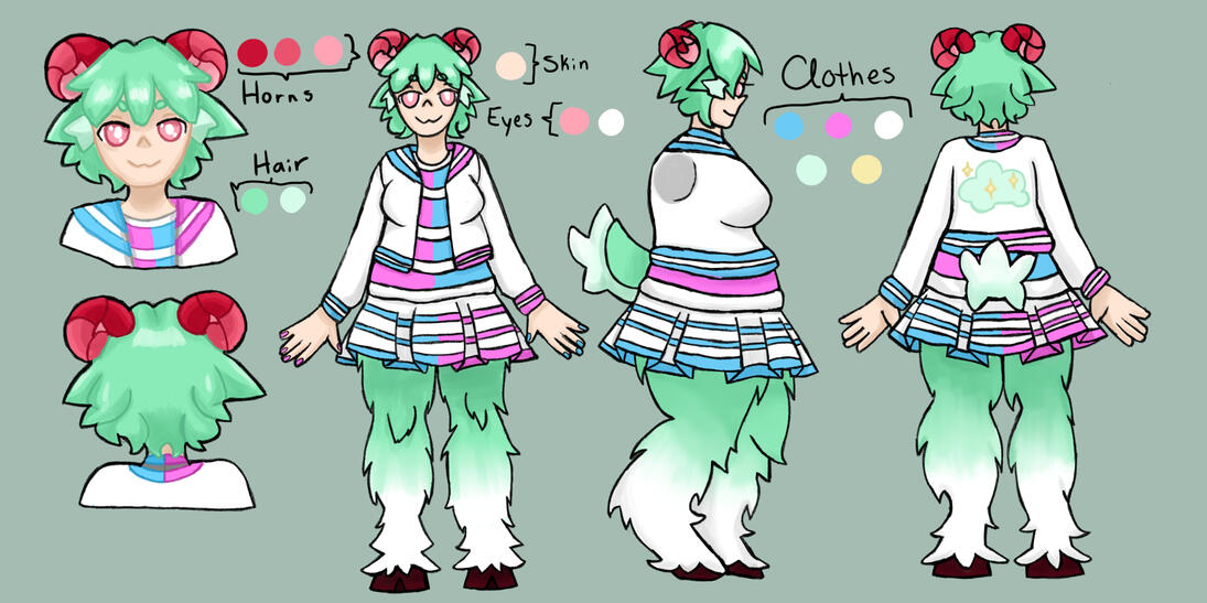 Old VTuber Concept Reference