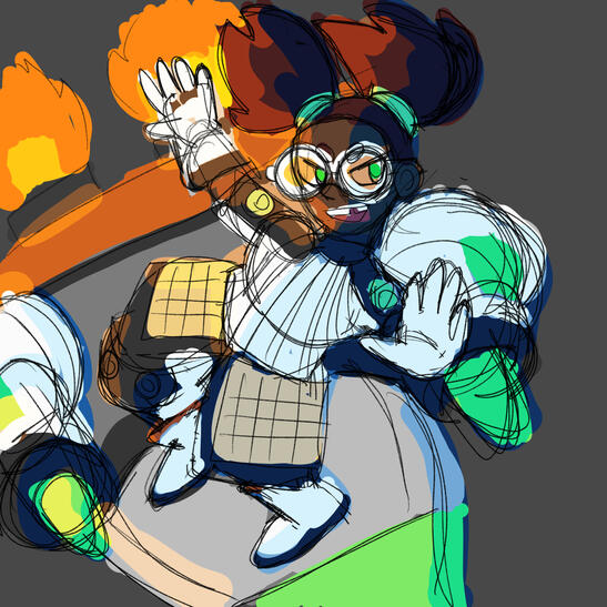 SKETCH: Luna from Omega Strikers