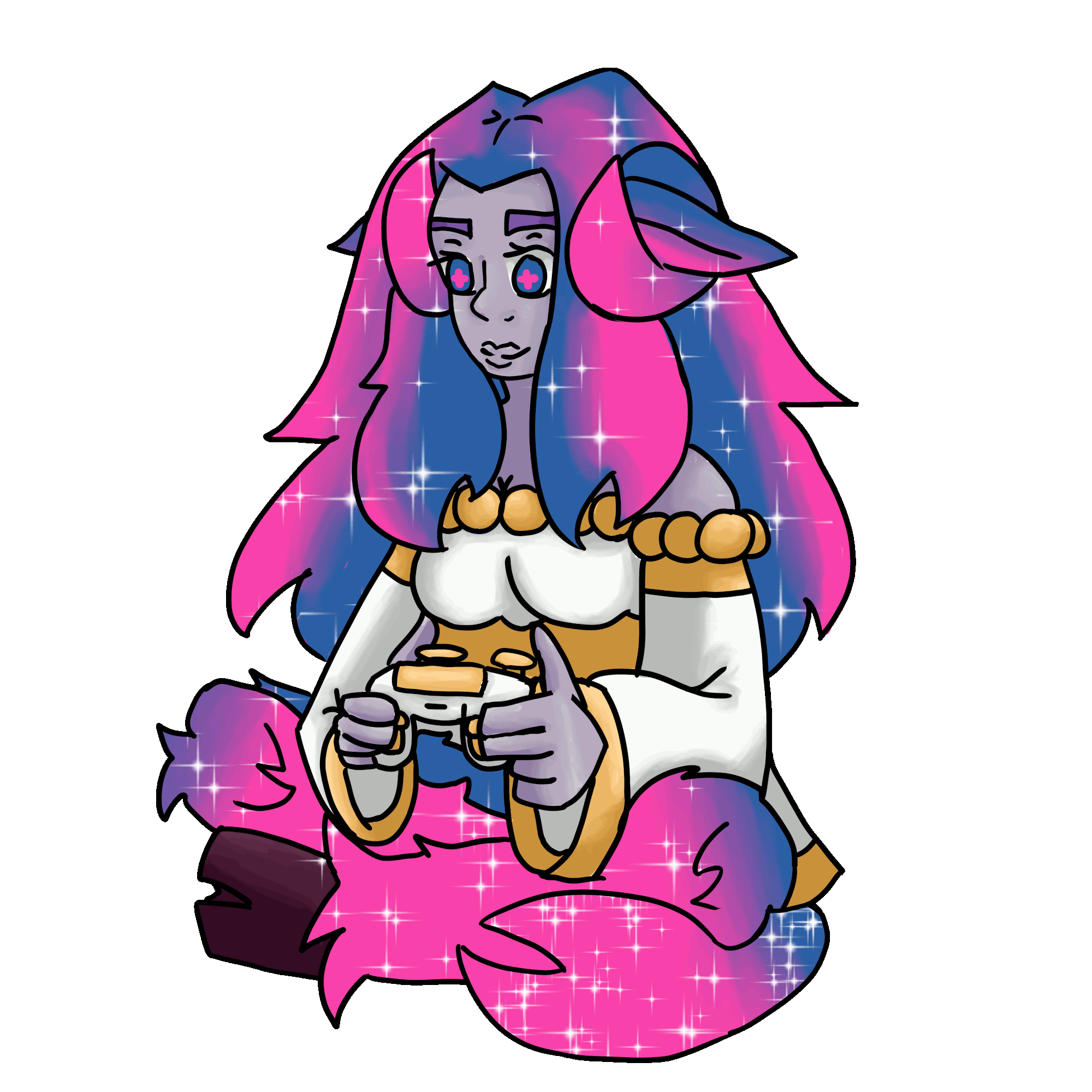 PNGTuber IMGs - Digitally drawn and colored. Used in the program veado during streams.