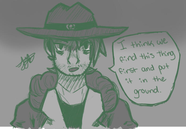 TAZ Duck Newton Sketch