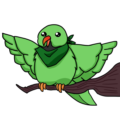 COMMISSION: Parrot for Paranoid